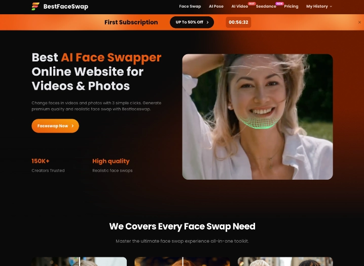 bestfaceswap homepage